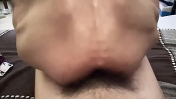 Cavalgando de costa no maridão