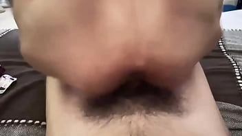 Cavalgando de costa no maridão