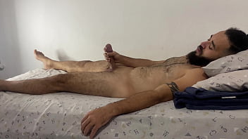 My cuckold beating off a cam 2