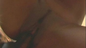 Busty girl fucks and sucks a huge black monster cock