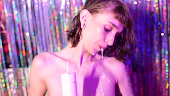 Milk enema play Milk enema play
