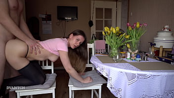 Lay down and pull up legs it's your morning rimming session before you fuck me hard