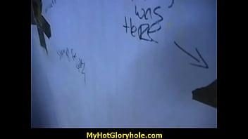 Gloryhole cock licking 16