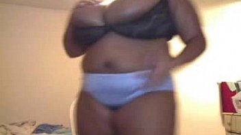 Ebony with huge boobs on cam