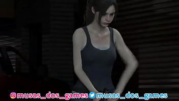 Game de zumbi claire mijando e fazendo coco no morto vivo