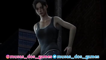 Game de zumbi claire mijando e fazendo coco no morto vivo