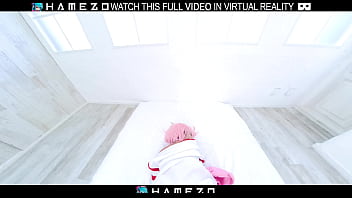 Horny japanese girl anna saotome has gentle sex with a guy in vr