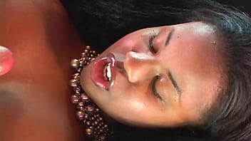 Magic vibrations busty teen gets titfucked & facialled