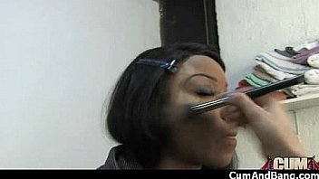 Black slut group in her mouth 7