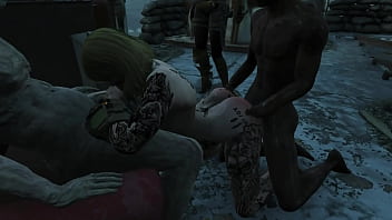 Fallout 4 Gangbang With Raiders thumbnail