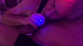 Hungry Sub Getting Some Cum From My Dick thumbnail