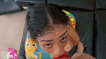 Anal spit throatfucked breiny zoe eats ass pounded in her tight hole