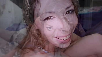 Slippery footjob ends with toes drenched in cum