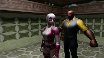 Gwenpool gets her ass fucked by super tyrone