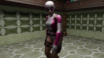 Gwenpool gets her ass fucked by super tyrone