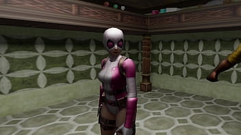 Gwenpool gets her ass fucked by super tyrone