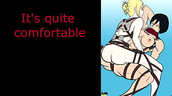 Futanari Mikasa Anal Dildo Joi thumbnail