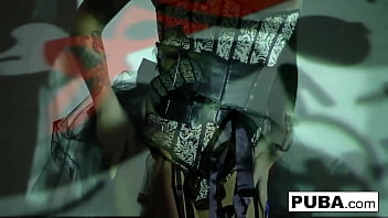 Sexy babe masturbates