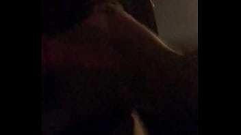 Bbw riding around again at night with my tits out