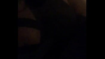 Bbw riding around again at night with my tits out