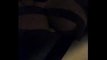 Bbw riding around again at night with my tits out