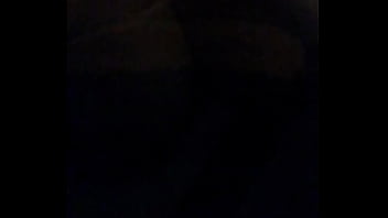 Bbw riding around again at night with my tits out