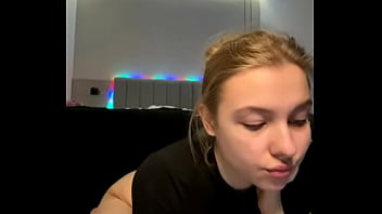 Masturbating and bouncing natural tits