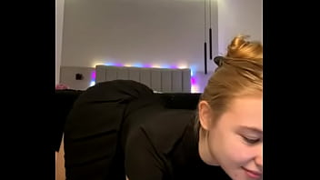 Masturbating and bouncing natural tits