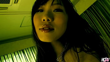 Japanese cutie azusa uemura has her pussy stuffed and creampied