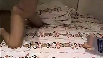 Beautiful blonde girl playing