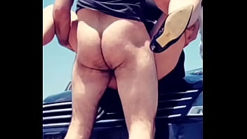 Fuck outside on the car