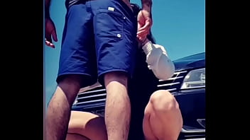 Fuck outside on the car