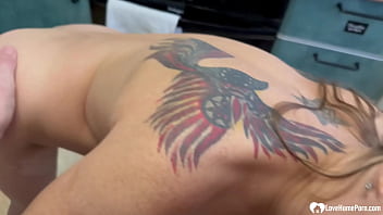 First she blew me then i fucked her in doggy