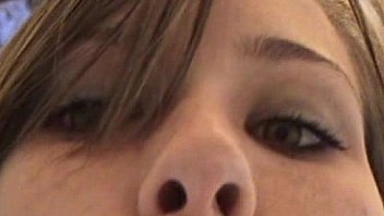 Young girl mirror masturbation