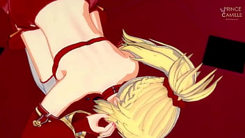 Mordred masturbates you for her honor Mordred masturbates you for her honor
