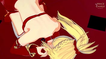 Mordred masturbates you for her honor