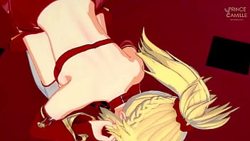 Mordred masturbates you for her honor Mordred masturbates you for her honor
