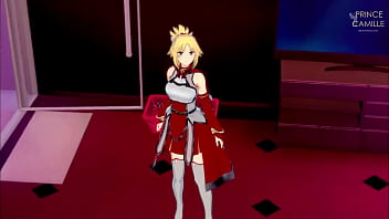 Mordred masturbates you for her honor