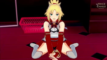 Mordred masturbates you for her honor