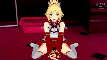 Mordred masturbates you for her honor