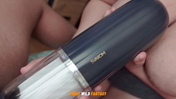 Cheating pinay wife takes control of her lover’s cock with a svakom alex neo 2 while her husband’s not home