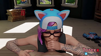 Fortnite lynx sucks a cock very hardddd