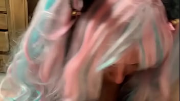 Sexy bbw kawaii kitty cock sucker