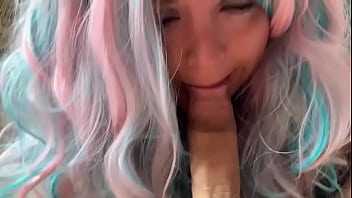 Sexy bbw kawaii kitty cock sucker