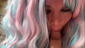 Sexy bbw kawaii kitty cock sucker