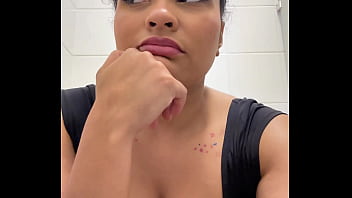 Gassy ballerina trying not to fart during show break