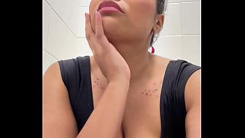 Gassy ballerina trying not to fart during show break