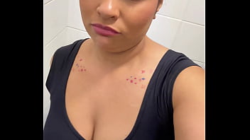 Gassy ballerina trying not to fart during show break