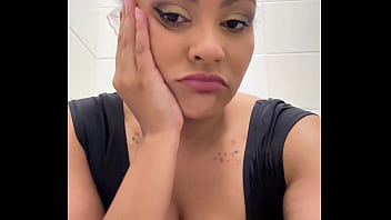 Gassy ballerina trying not to fart during show break