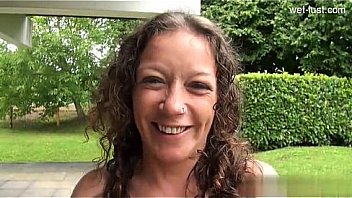 Busty model cum in throat